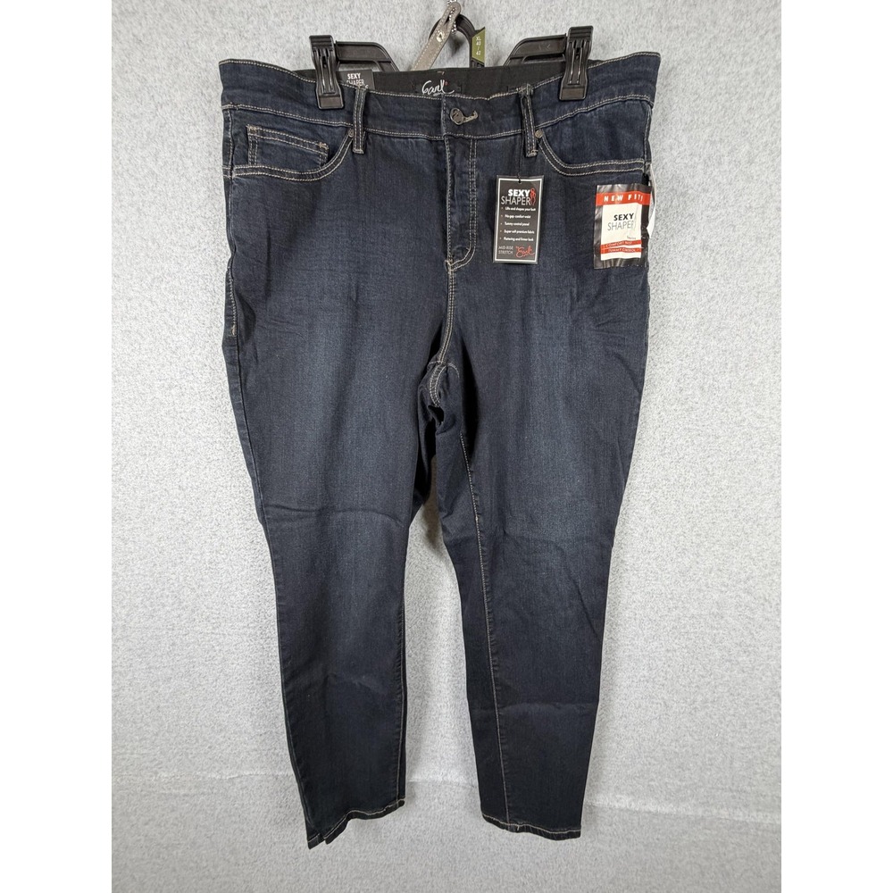 Earl Jean Sexy Shaper‎ Jeans Womens 20W Blue Skinny Stretch Tummy Control Denim